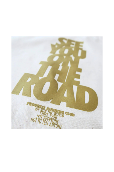 Progress Running Club 'On the Road' Tote - Natural / Taupe