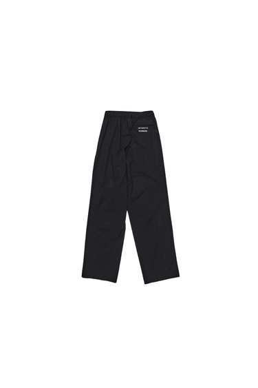 Optimistic Runners PERFERATED WIDE PANTS -  Black