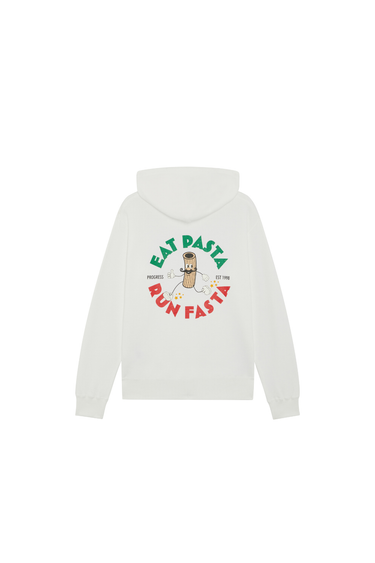 Progress Running Club Japan 'Eat Pasta' Hoodie - White