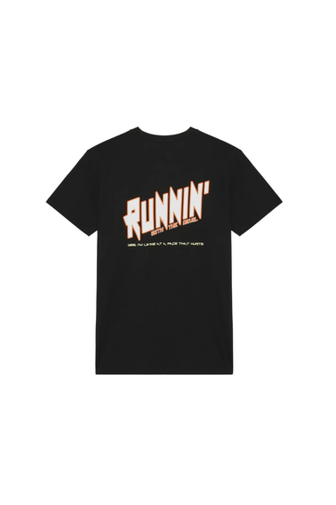 Progress Running Club 'Runnin' With The Devil' T-Shirt - Black
