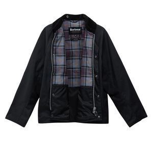 Barbour Modified Transport Waxed Jacket - Black