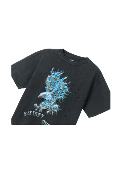 Satisfy Running MothTech™ T‑Shirt Logo Print (Women's) - Aged Black