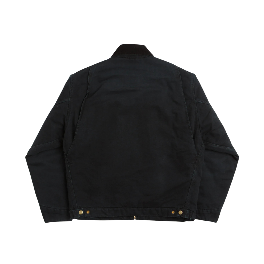 Carhartt OG Detroit Jacket - Black Stone Canvas