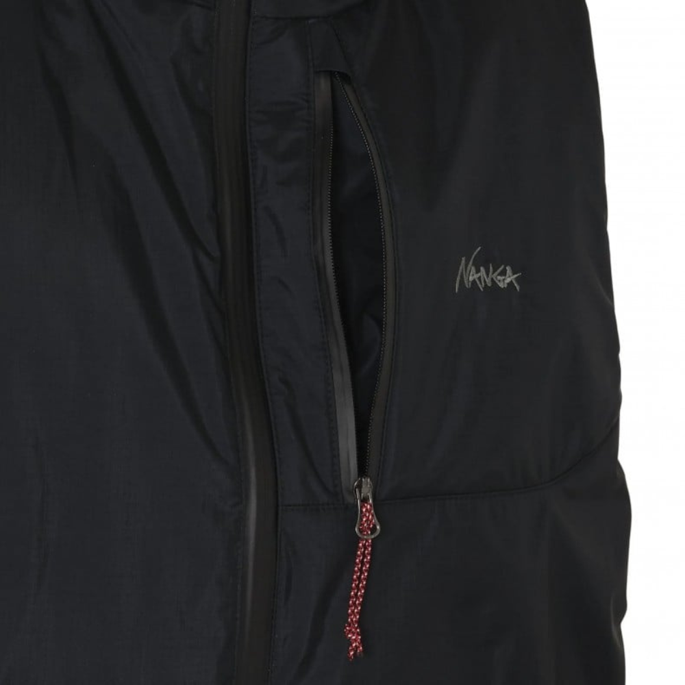 Nanga Aurora Tex Stand Collar Down Vest - Black