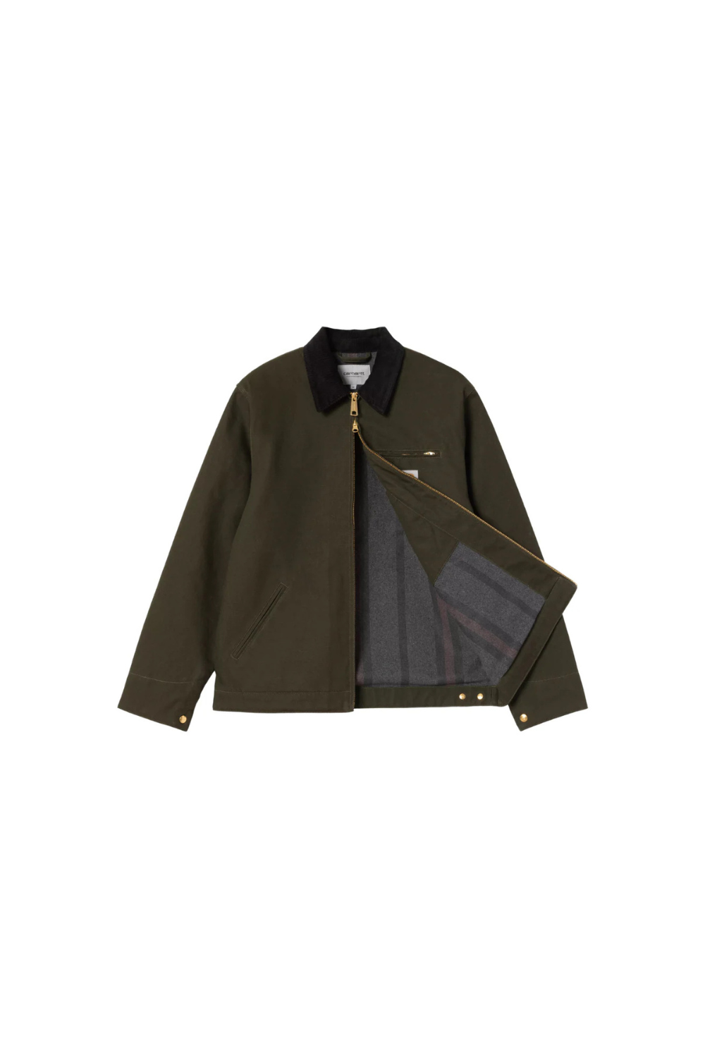 Carhartt Detroit Jacket - Olive/Black Rigid
