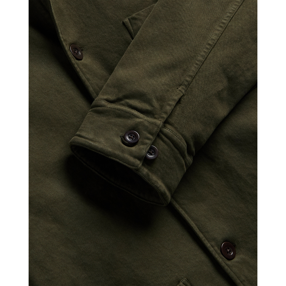 Portuguese Flannel Labura Jacket - Moss Green