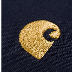 Carhartt Chase S/S T - Dark Navy/Gold