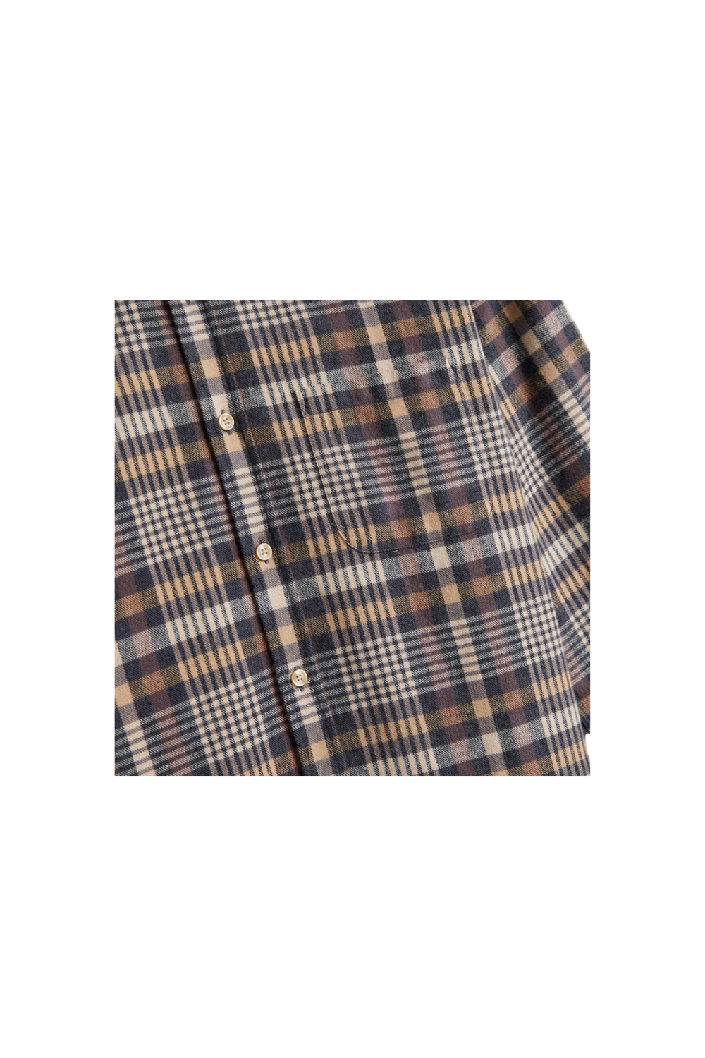 Portuguese Flannel Manta Button Down Collar Shirt - Plaid