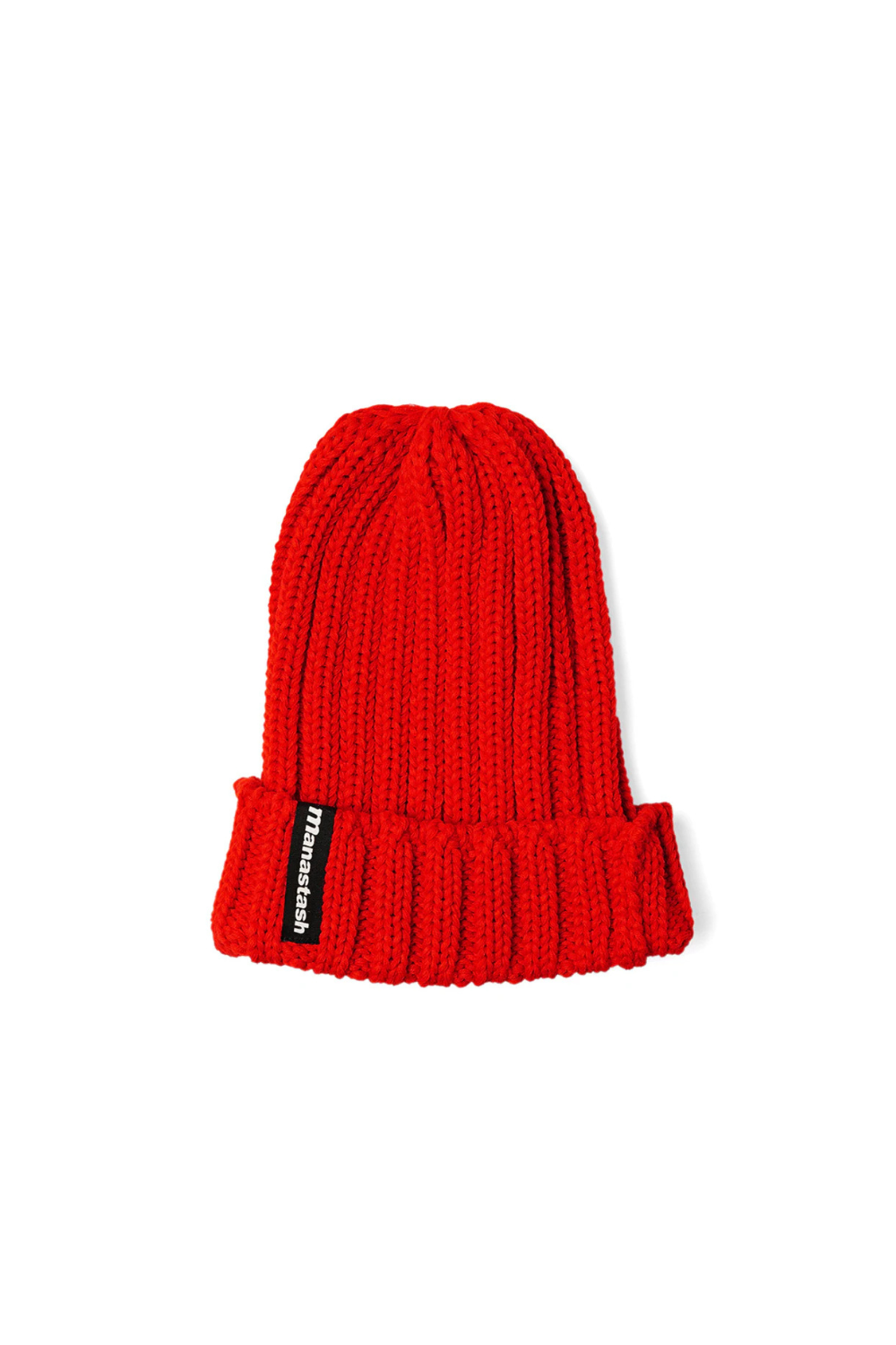 Manastash 90's Logo Beanie II In Deep Reed
