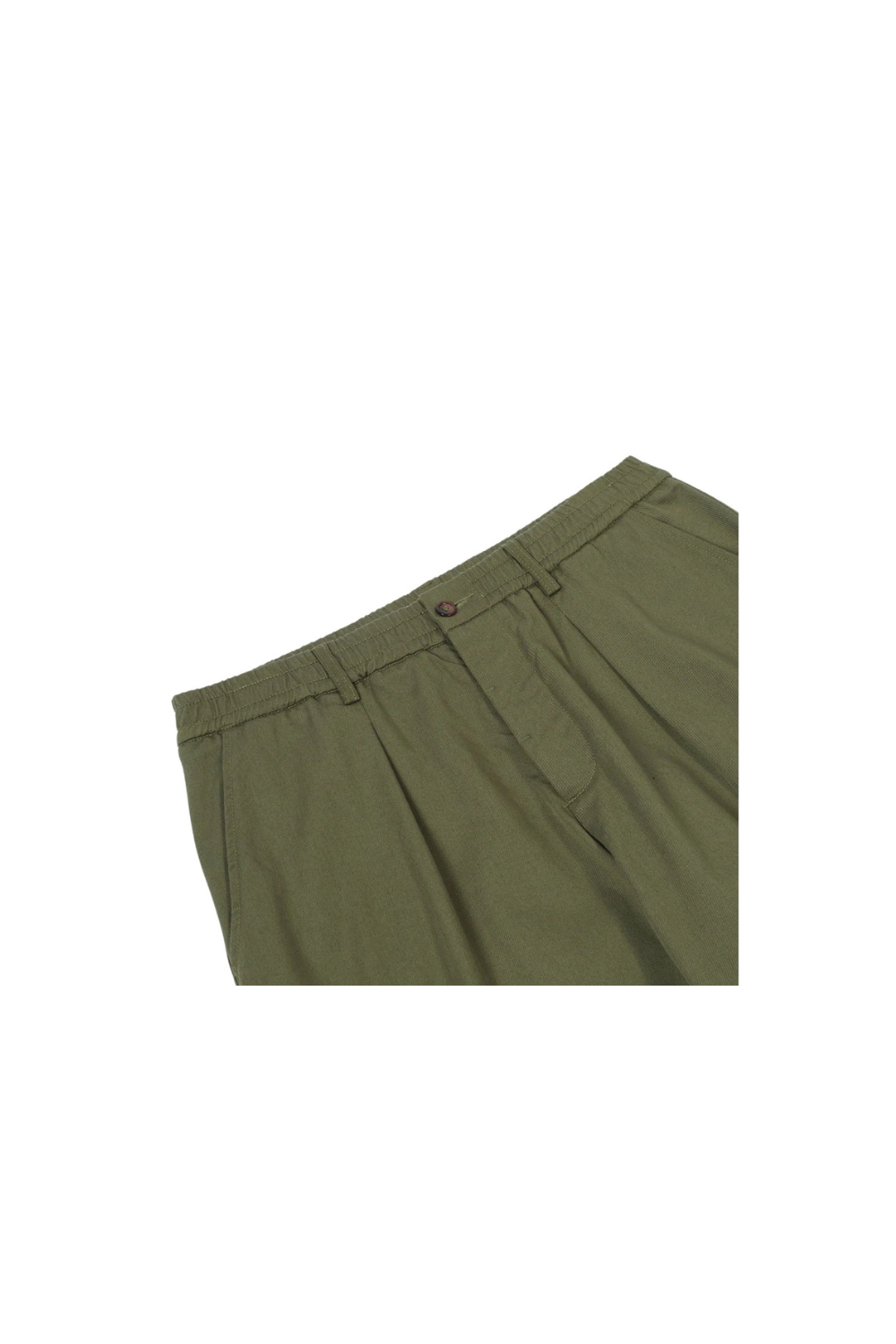 Universal Works Pleated Track Pant - Light Olive