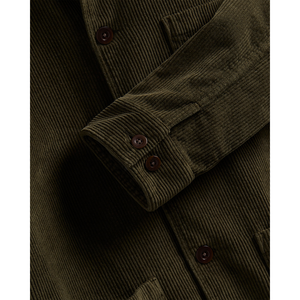 Portuguese Flannel Labura Corduroy Jacket - Moss Green