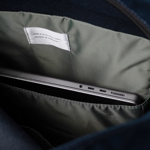 Sandqvist Ground Roll-Top Backpack - Navy