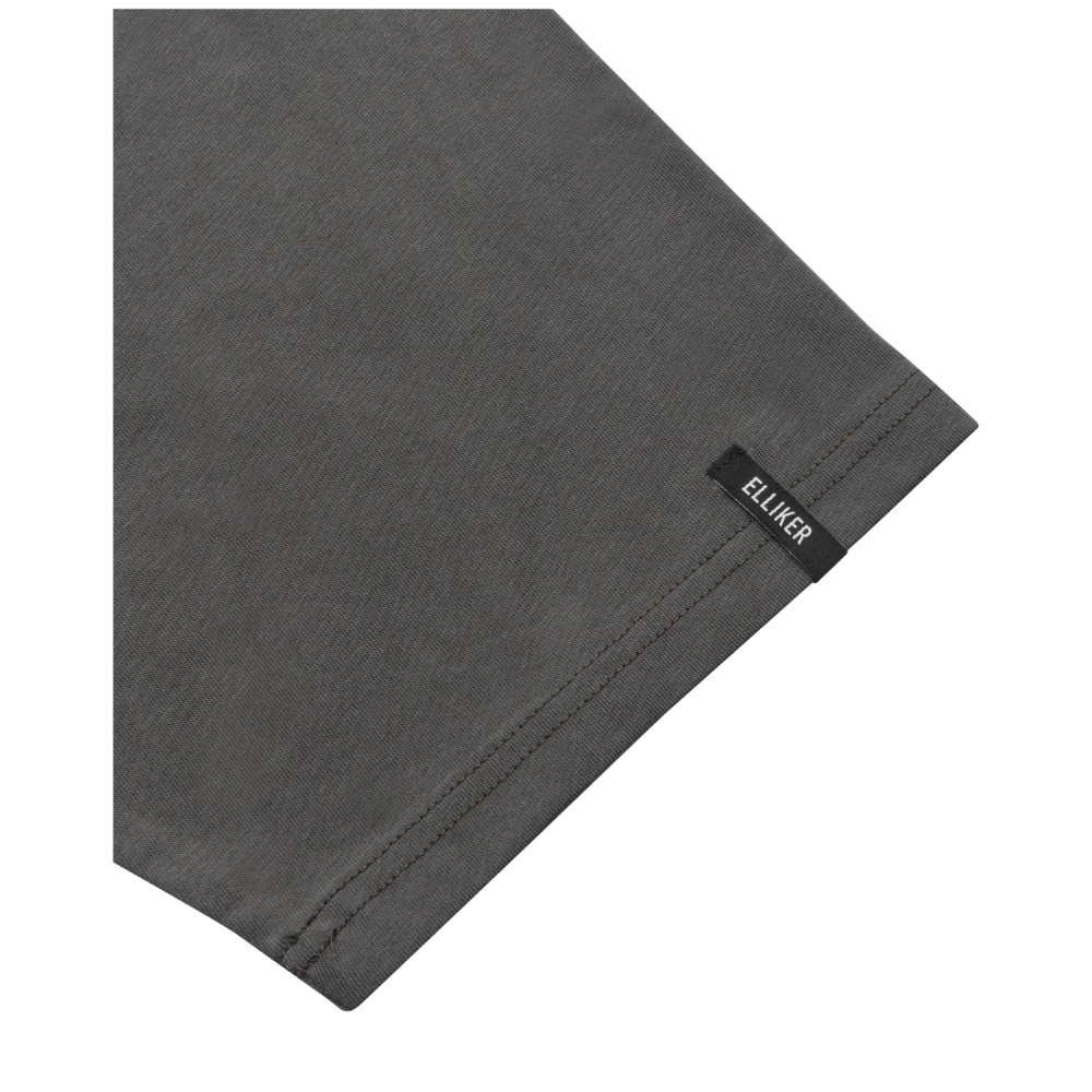 Elliker RILL HILL Print S/S T-Shirt - Grey