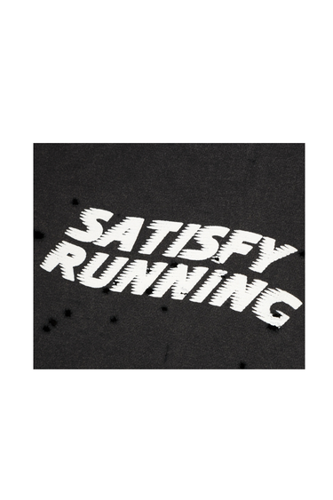 Satisfy Running MothTech™ T‑Shirt- Faded Black