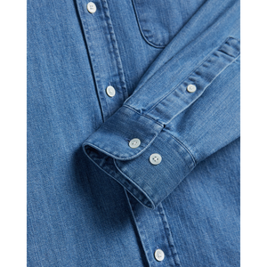 Portuguese Flannel Denim Shirt - Denim