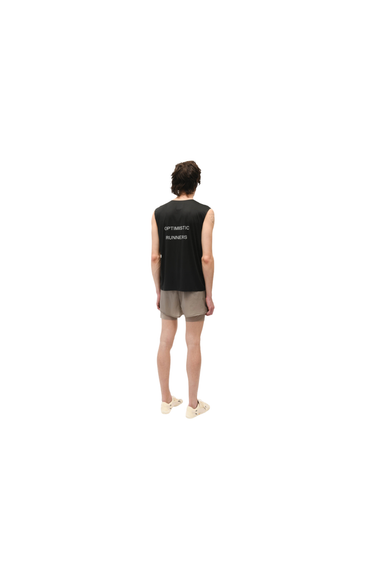 Optimistic Runners RECYCLED OR TANK TOP - Black