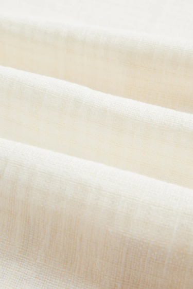 PORTUGUESE FLANNEL S/S GRAIN SHIRT - WHITE