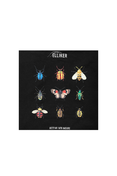 Elliker Rill Bug Print S/S T-Shirt - Black