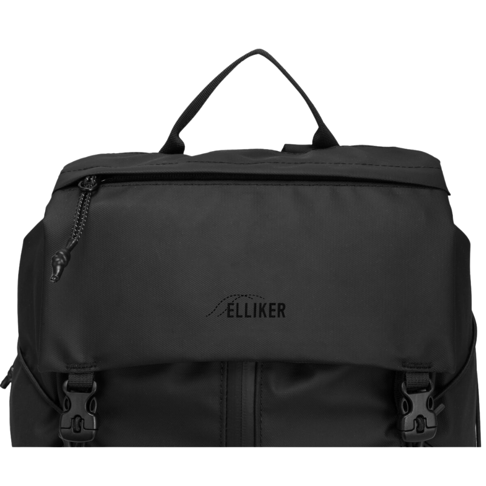 Elliker CAUTLEY Flapover Backpack - Black