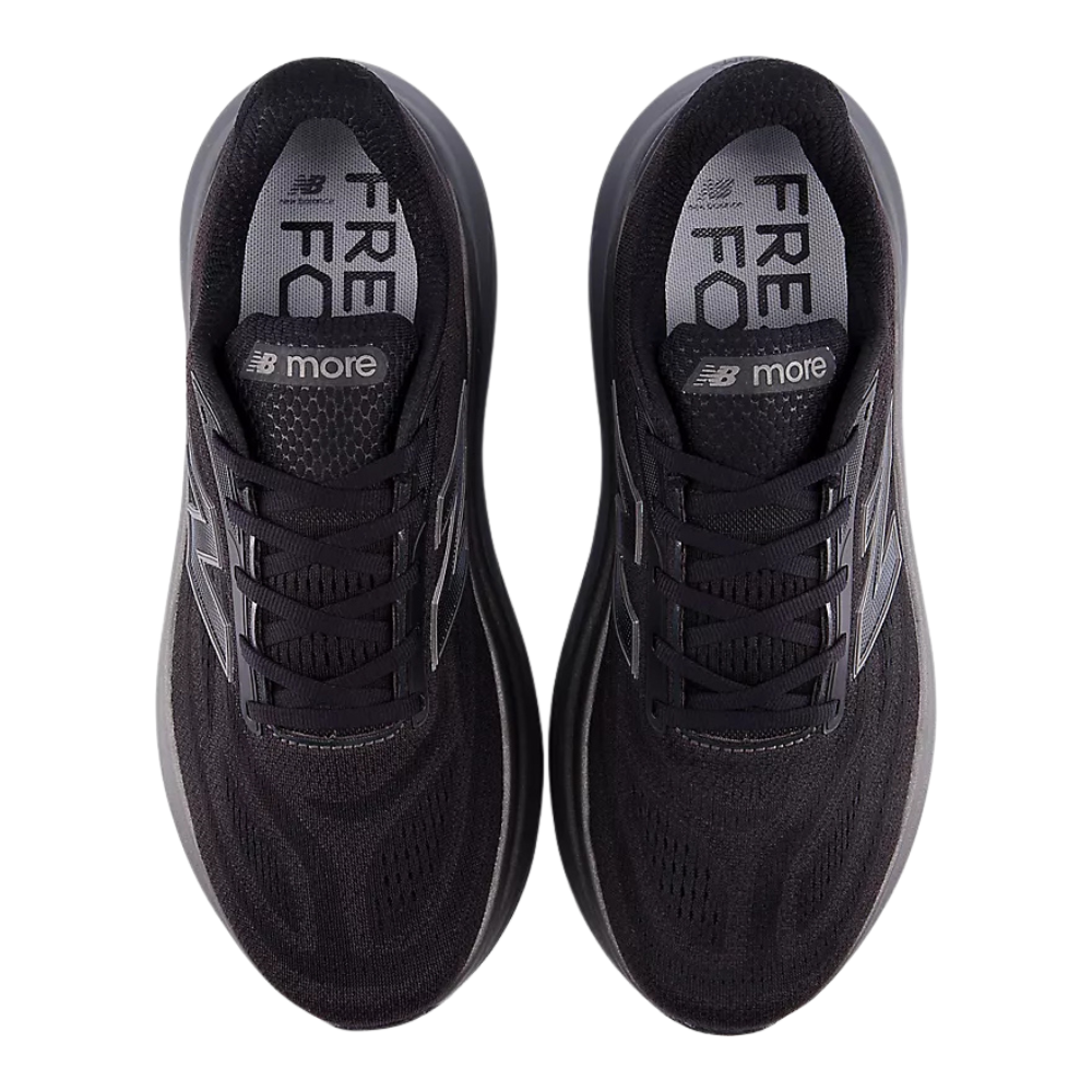 New Balance Fresh Foam X More v6 - Black with Castlerock and Black Metallic