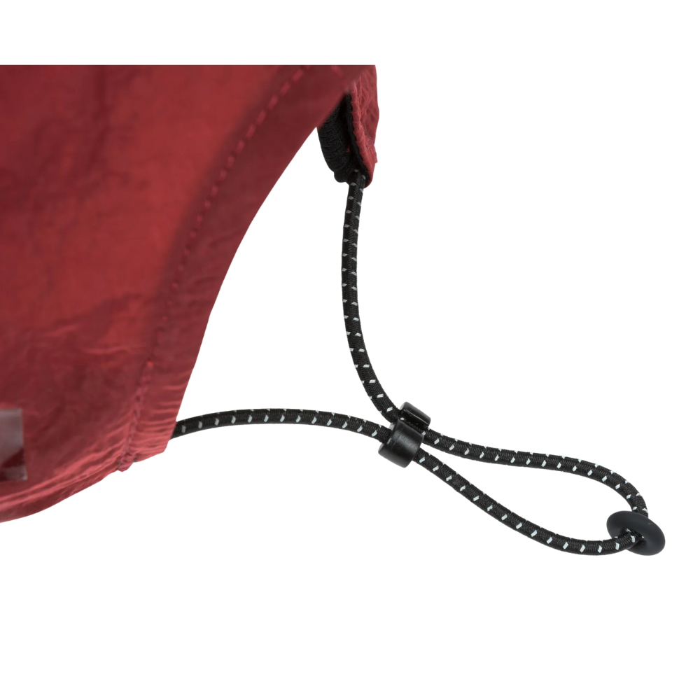 Satisfy Running Flite Silk 5 Panel Pinch Cap - Burgundy