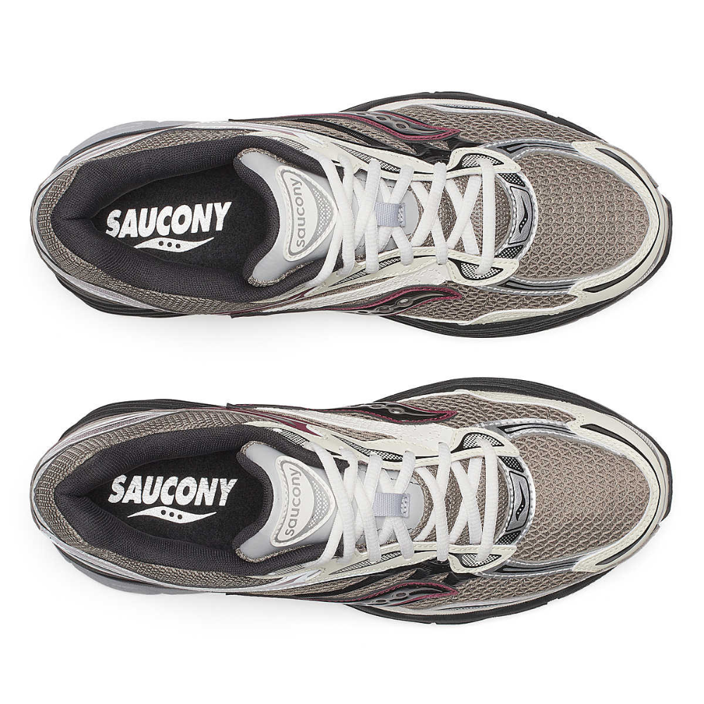 Saucony ProGrid Omni 9 - Tan/Maroon