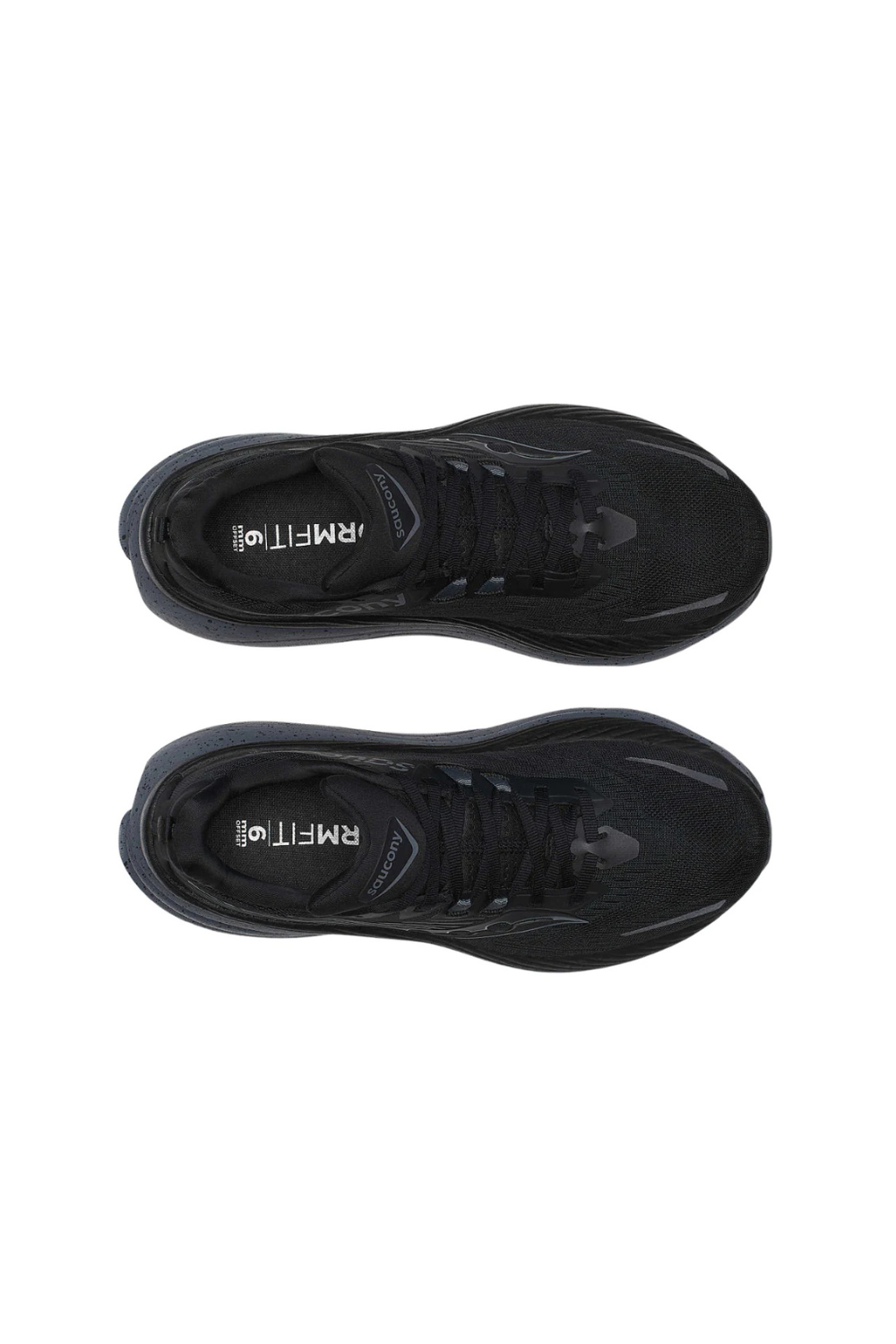 Saucony Hurricane 24 In Black And Shadow