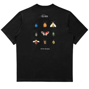 Elliker RILL BUG Print S/S T-Shirt - Black