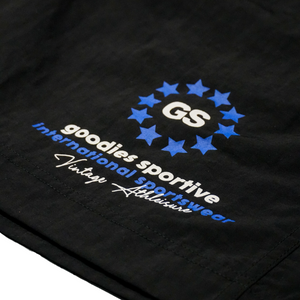 Goodies Sportive Carbon Nylon Shorts - Black/ Blue