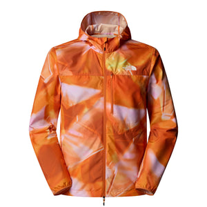 The North Face Higher Wind Run Jacket in Digital Orange