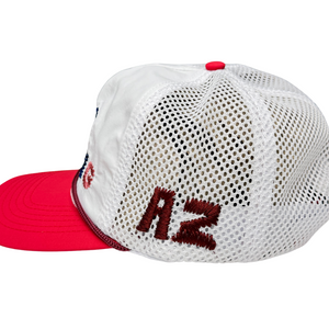 Alex Zono "I Dig Running" Trucker - White/ Multi