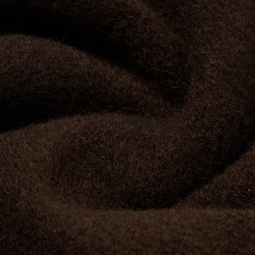 Universal Works Wool Fleece Cardigan  - Brown