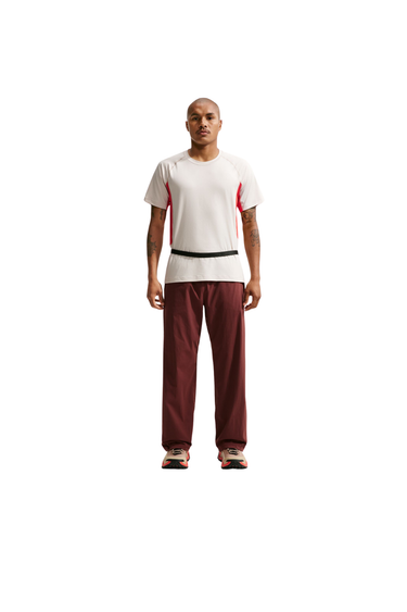 Nike ACG "Wildsee" Dri-FIT Short-Sleeve Base Layer Top - Lt Orewood Brn/Lt Crimson/Summit White