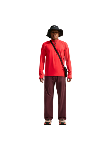 ACG "Wildsee" Dri-FIT 1/4-Zip Long-Sleeve Hiking Top - Lt Crimson/Summit White