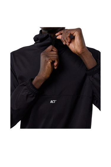 ACT Running WindShell Hoodie - Black