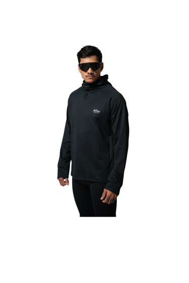 Atlas Collectif Illumi Trax Performance Balaclava Hoodie - Black