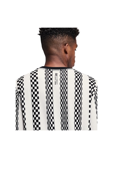 Bandit Micromesh™ Long Sleeve - Checkerboard Stripe