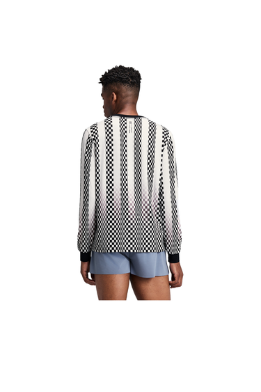Bandit Micromesh™ Long Sleeve - Checkerboard Stripe
