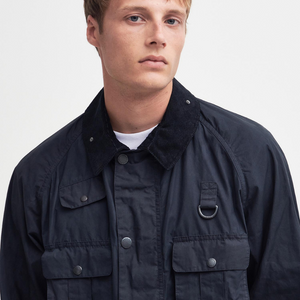 Barbour Modified Transport Casual Jacket in Dark Navy