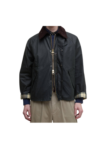 Barbour Modified Transport Waxed Jacket - Sage