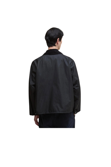 Barbour Modified Transport Waxed Jacket - Black
