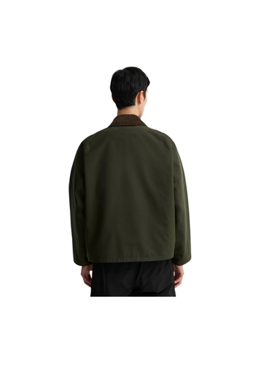 Barbour OS Reversible Transporter Casual Jacket - Sage / Ancient