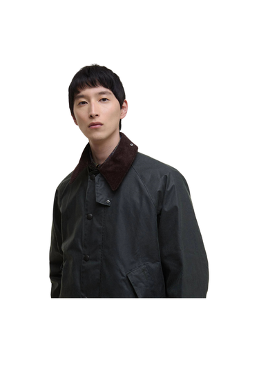 Barbour Modified Transport Waxed Jacket - Sage