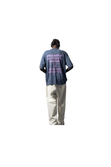 Goodies Sportive Pegasus Series T-Shirt - Blue/Pink