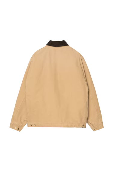 Carhartt WIP OG Detroit Jacket - Dusty H / Tobacco, Stone canvas