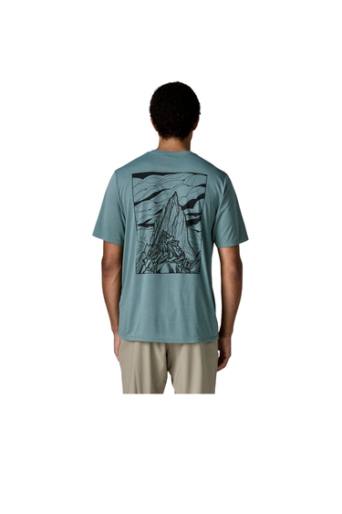 Patagonia Capilene® Cool Daily Shirt Cloud Crag - Blue Sage / Light Blue Sage x-dye