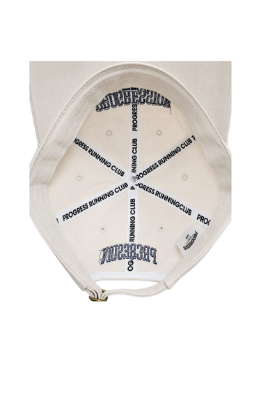 PROGRESS RUNNING CLUB JAPAN 'ARC LOGO' CAP - Beige / Navy