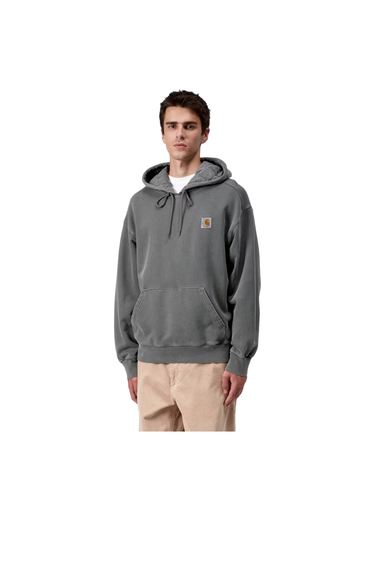 Carhartt WIP Hooded Vista Sweat - Black Garment Dyed