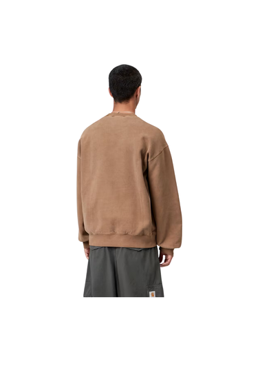 Carhartt WIP Vista Sweatshirt - WIP H Brown, Garment dyed