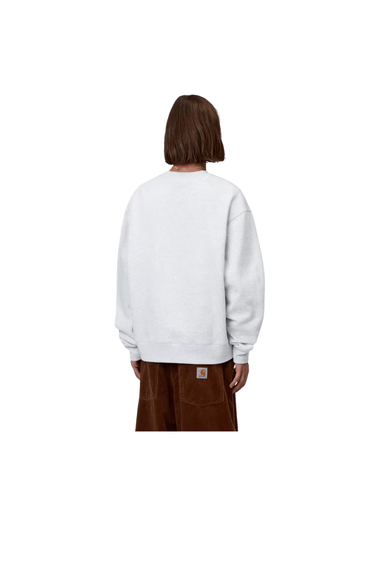 Carhartt WIP Mack Sweat - Ash Heather/Black